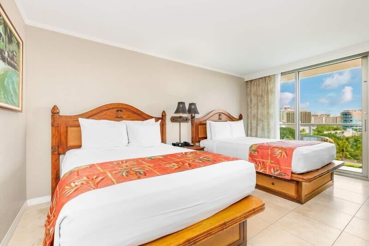 In-room safe, desk, laptop workspace, blackout curtains