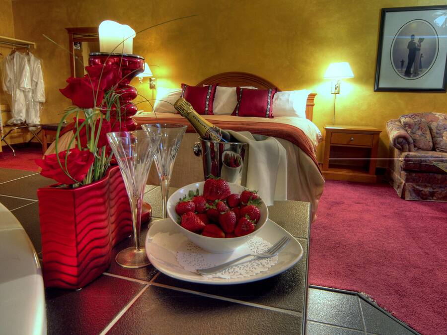 Pillowtop beds, desk, blackout drapes, soundproofing