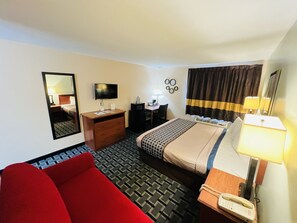 Habitación clásica, 1 cama King size | Caja de seguridad en la habitación, wifi gratis y ropa de cama 