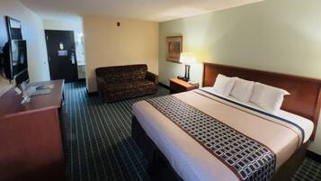 In-room safe, free WiFi, bed sheets, alarm clocks