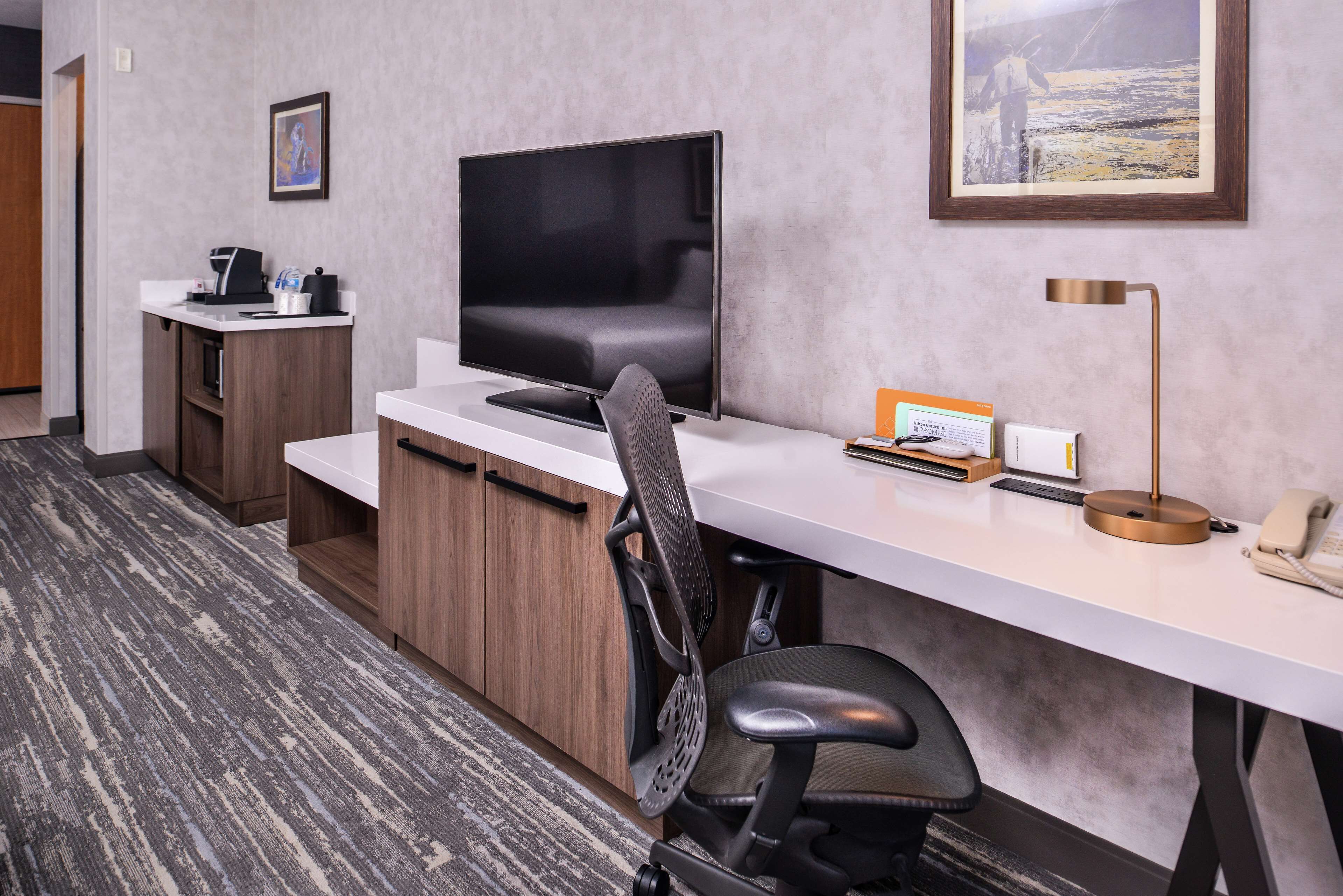 hypo-allergenic bedding, blackout curtains, iron/ironing board