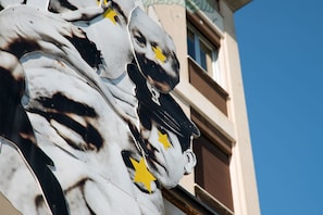 Overnatningsstedets facade