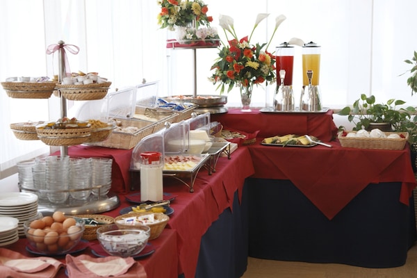 Daily buffet breakfast (EUR 7 per person)