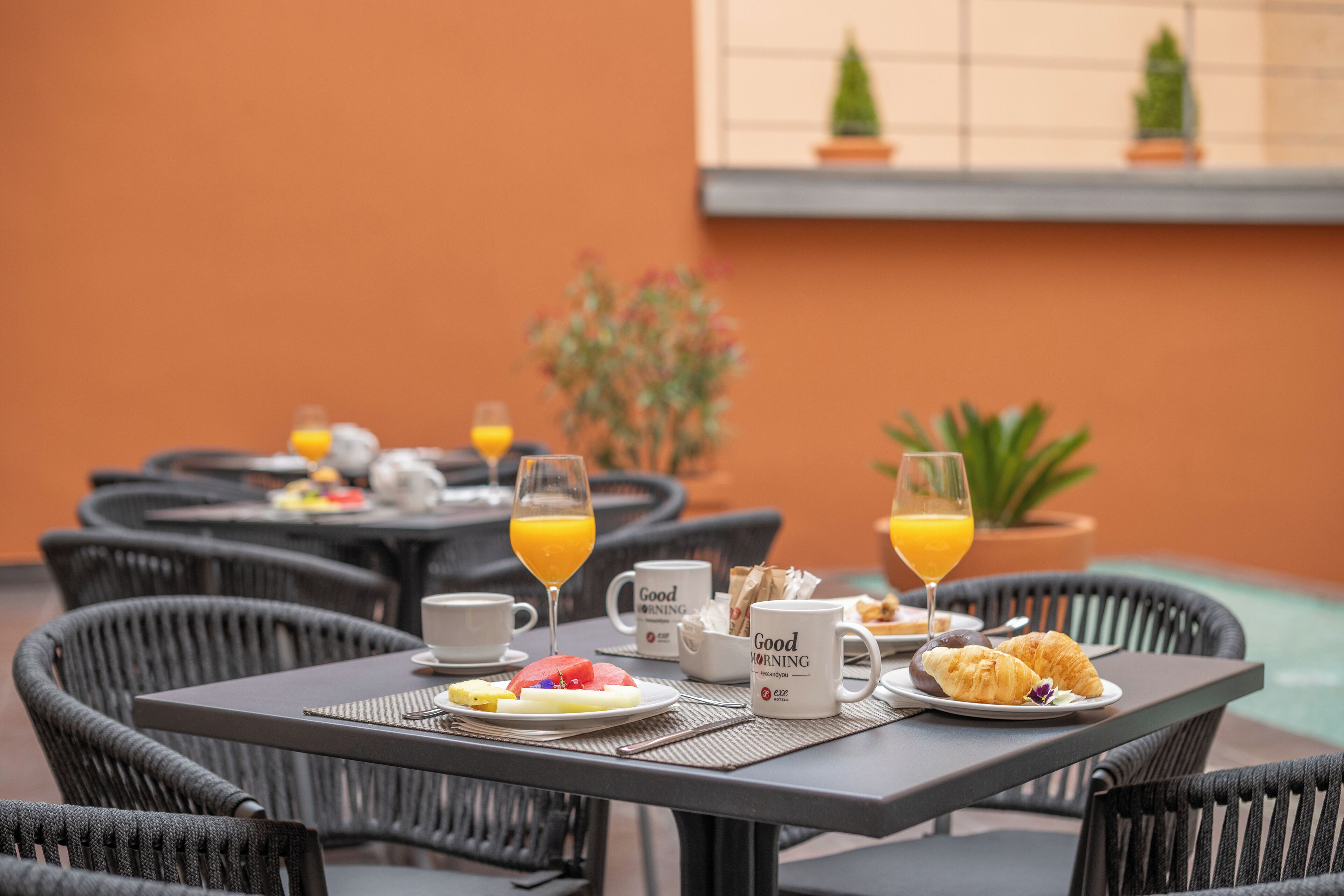 Daily buffet breakfast (EUR 13 per person)