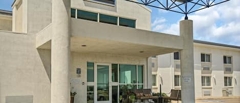 Voorkant van accommodatie