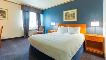 Premium bedding, in-room safe, desk, soundproofing