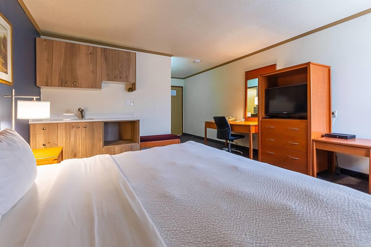 Room, 1 King Bed, Non Smoking | Premium bedding, in-room safe, desk, soundproofing