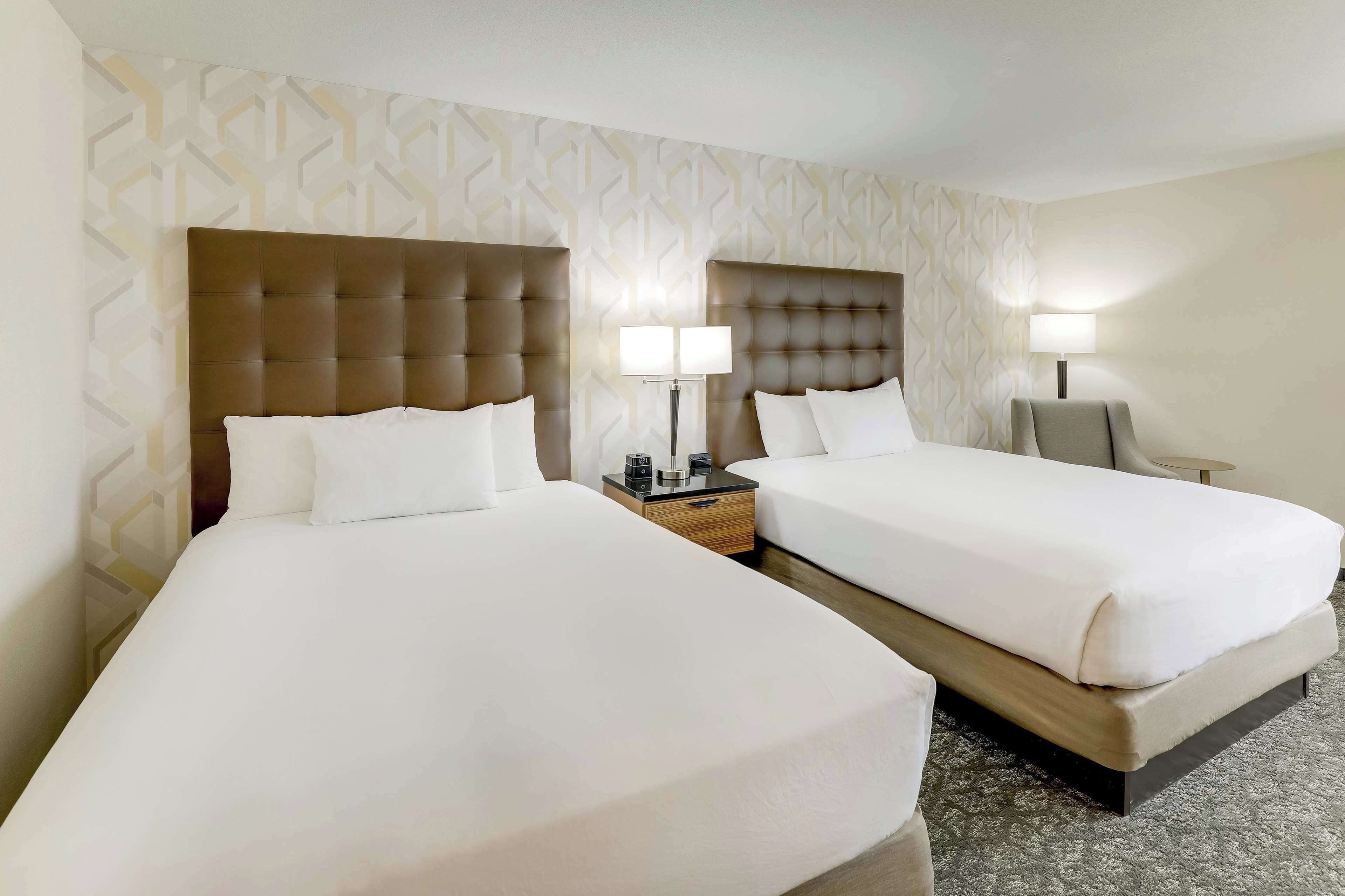 1 bedroom, desk, blackout curtains, iron/ironing board