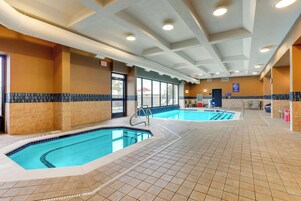 Indoor pool, outdoor pool