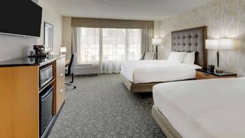 Room, 2 Queen Beds, Accessible (Tub) | Desk, blackout drapes, iron/ironing board, free cribs/infant beds