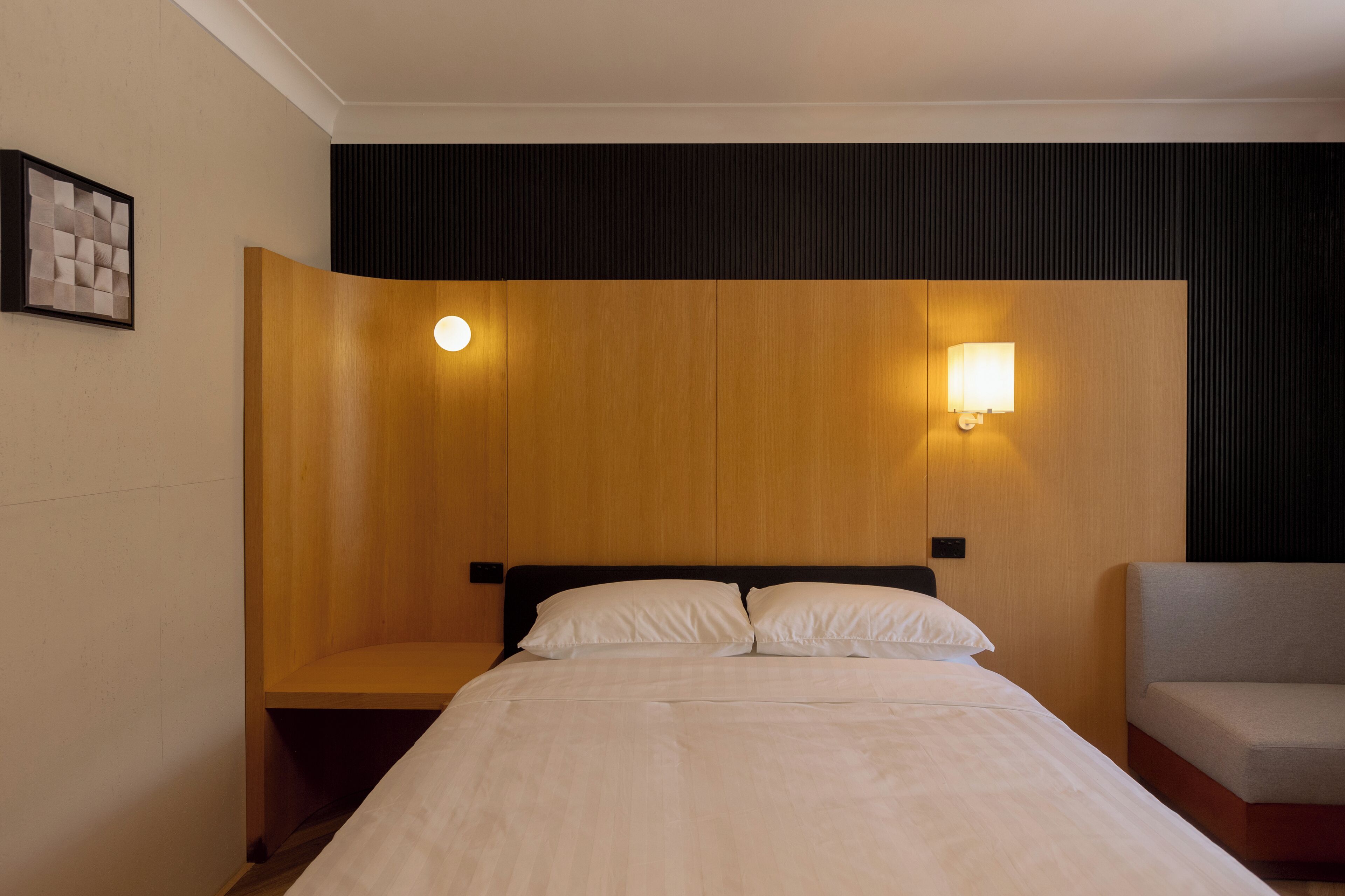 Desk, blackout curtains, iron/ironing board, free WiFi