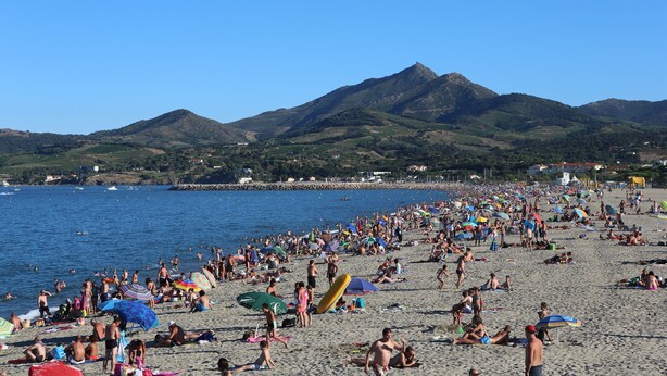 Nær stranden