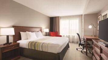 In-room safe, desk, blackout curtains, iron/ironing board