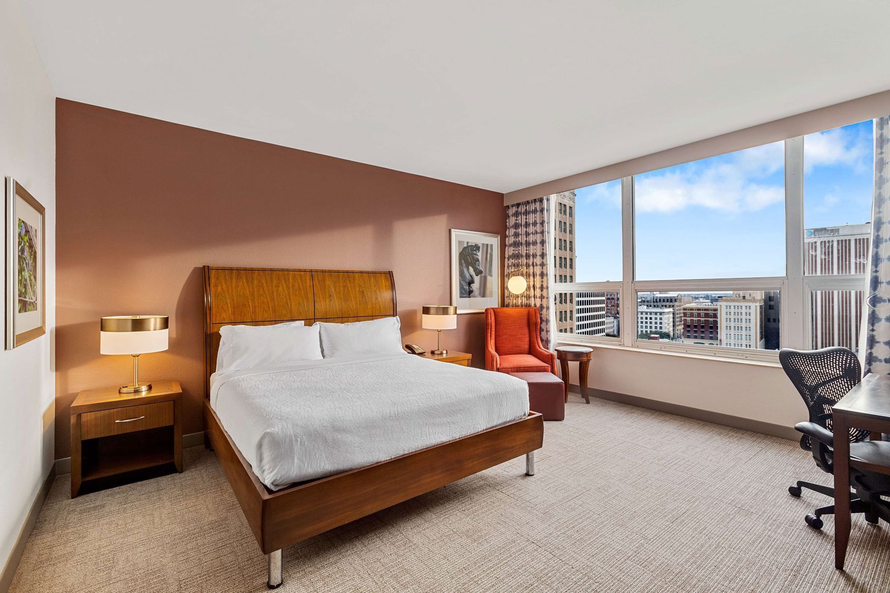 In-room safe, desk, laptop workspace, iron/ironing board