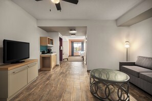 55-inch flat-screen TV with satellite channels - Hilton Garden Inn Wooster (Wooster)