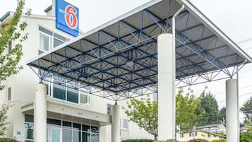 Majoituspaikan julkisivu