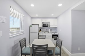 Deluxe Studio, Balcony, Oceanfront | Private kitchen