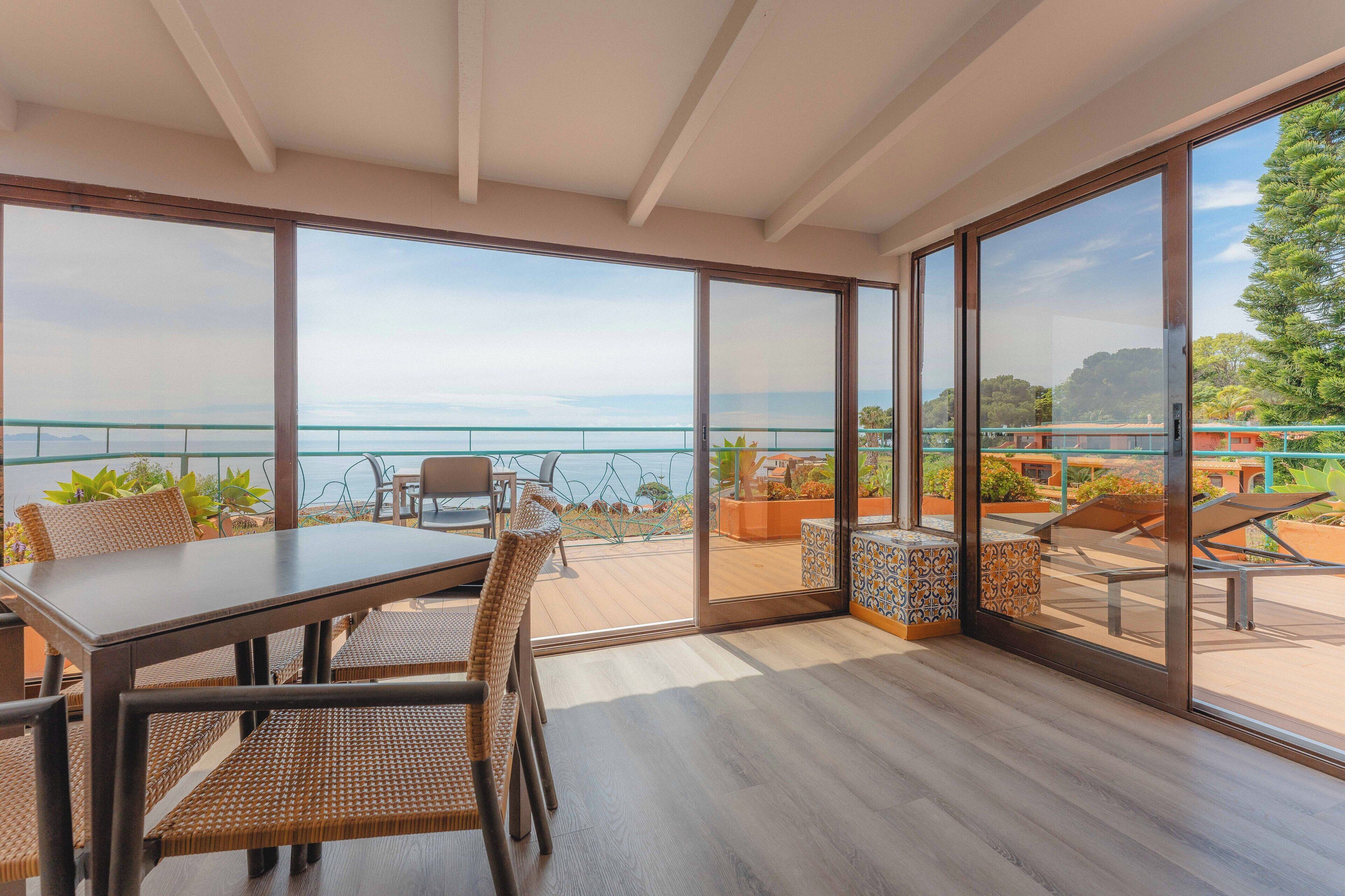 Appartement Premium, 2 chambres, vue partielle sur la mer (2 people) | Terrasse/Patio