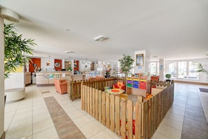 Sala de estar en el lobby