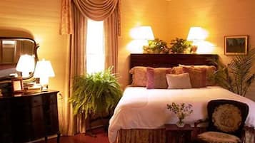 Room (G B willoughby Cottage) | Premium bedding, pillowtop beds, individually decorated