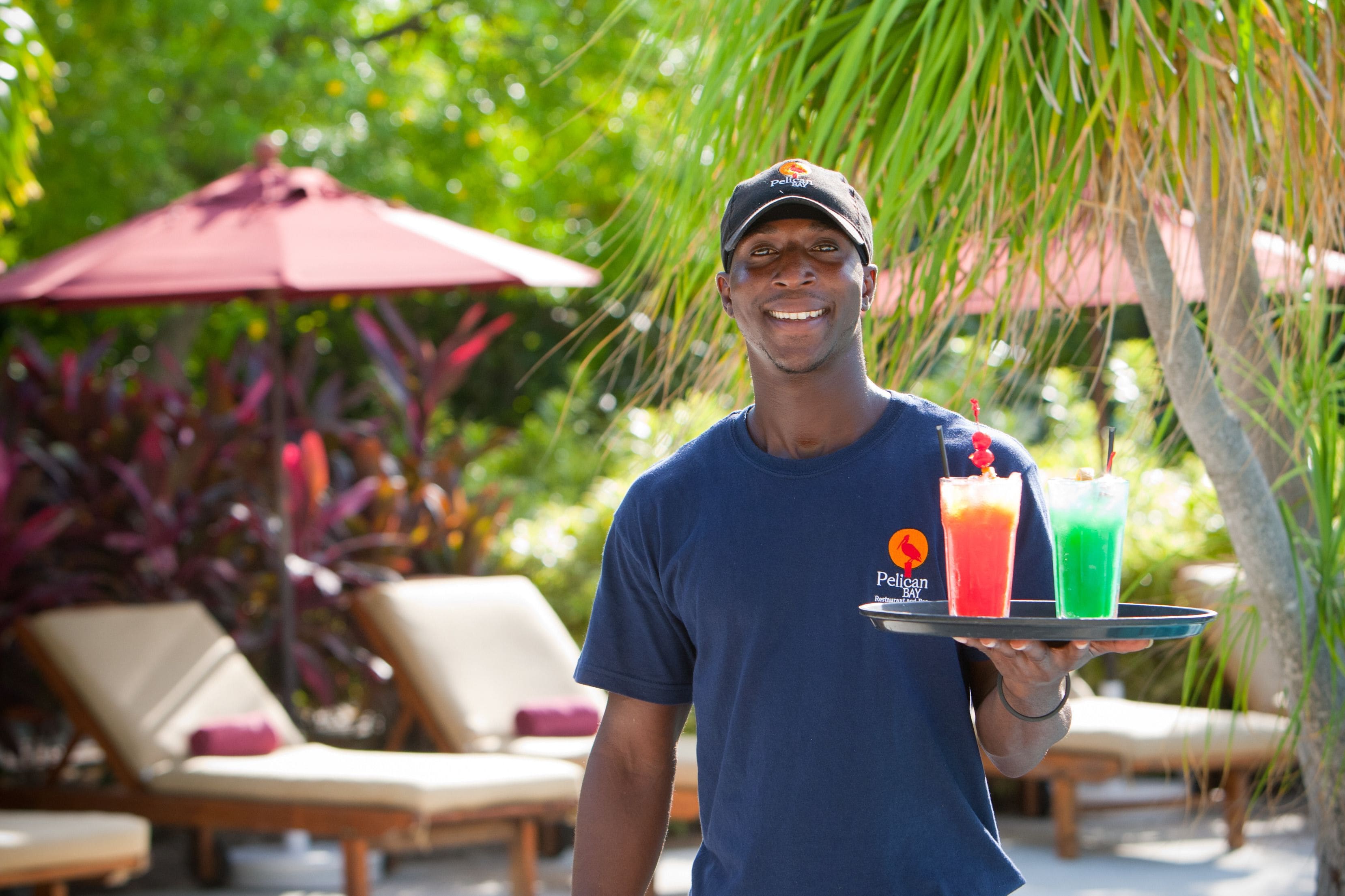 Poolside bar