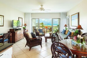 In-room safe, desk, blackout drapes, iron/ironing board - Royal West Indies Resort (Providenciales)