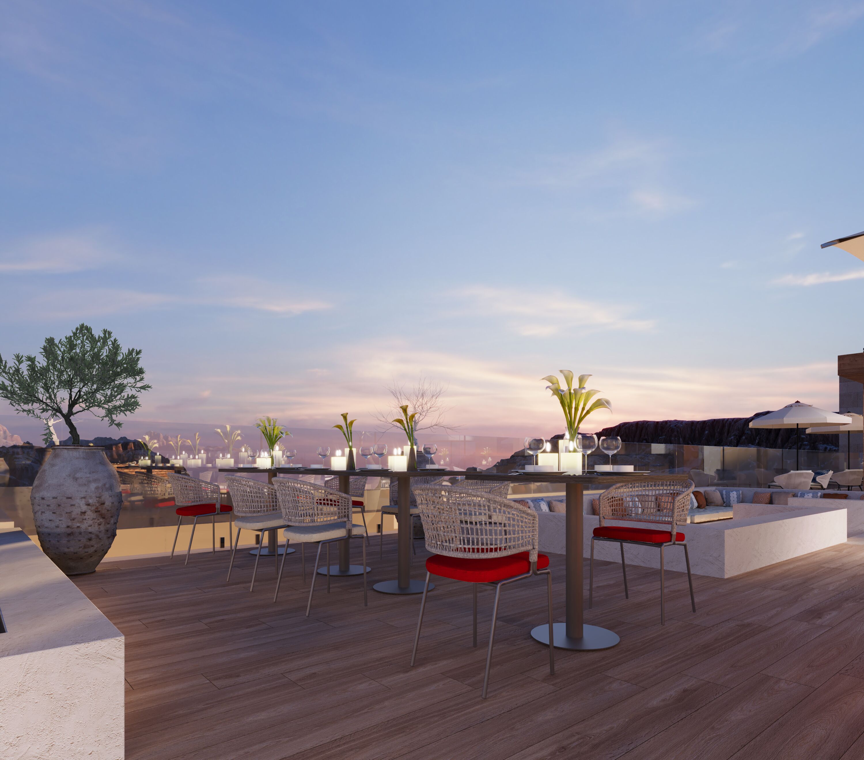 Rooftop terrace