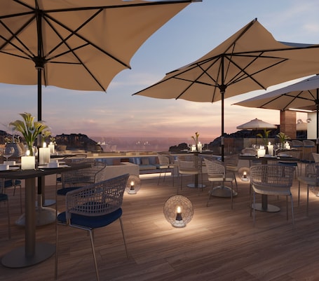 Rooftop terrace. Crowne Plaza Resort Petra by IHG