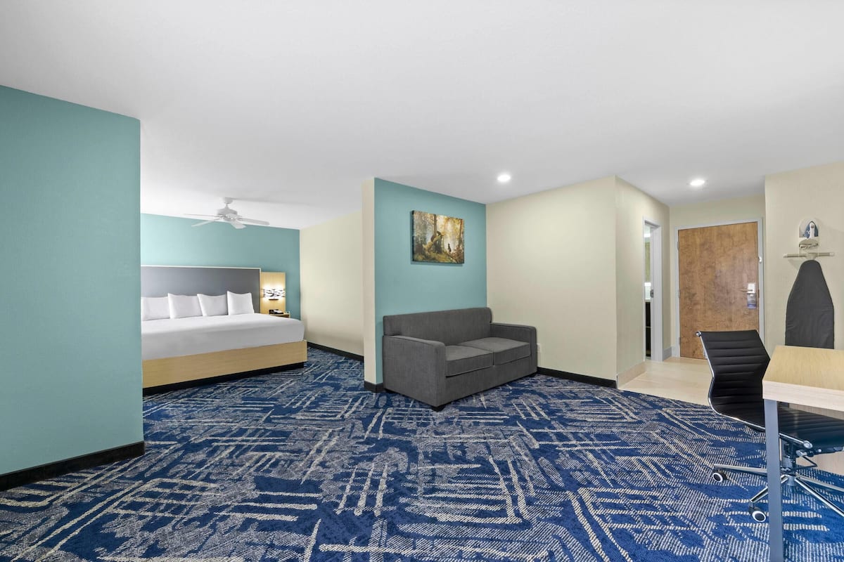 Suite, 1 King Bed, Non Smoking | Premium bedding, down comforters, desk, blackout drapes