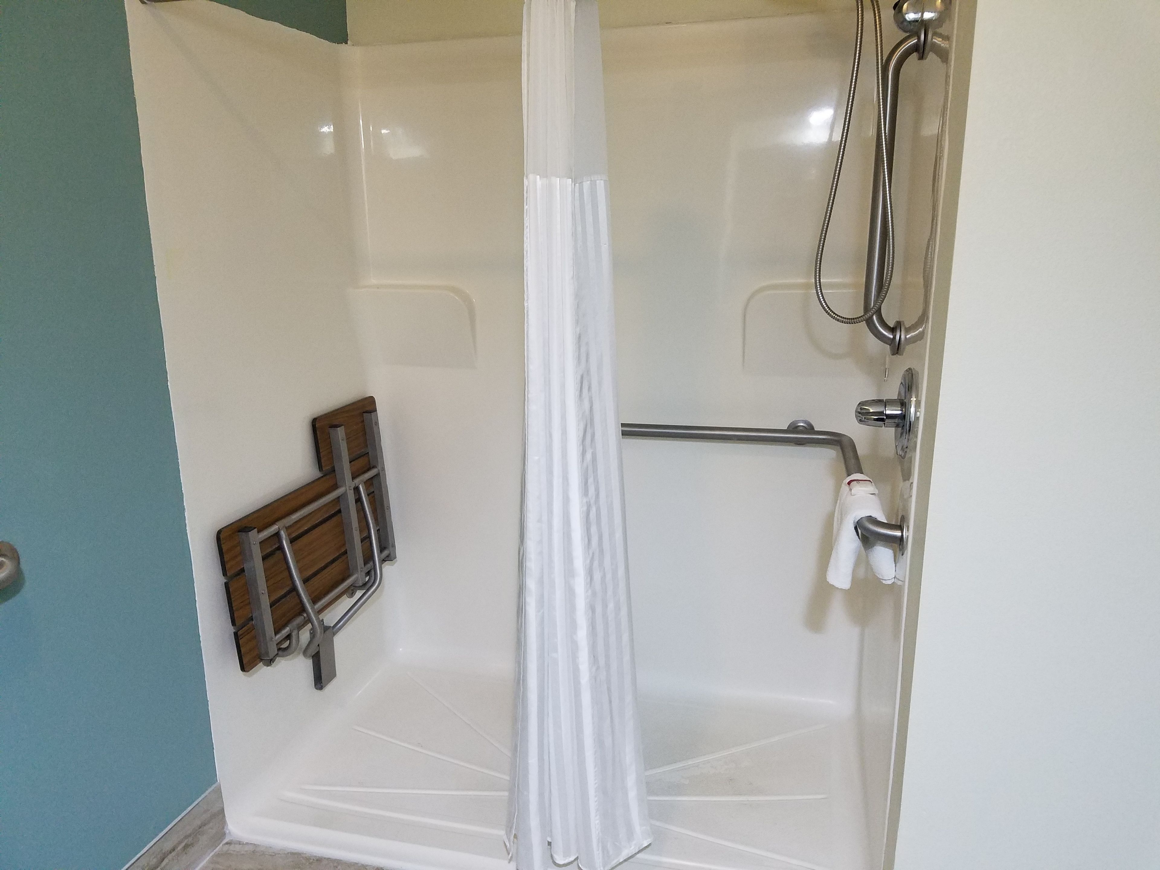 room, 1 king bed, accessible, non smoking | bathroom | free toiletries, hair dryer, towels