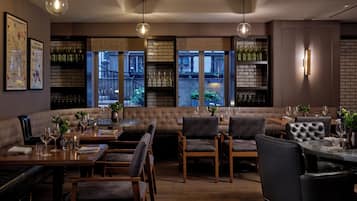 Breakfast, lunch and dinner served