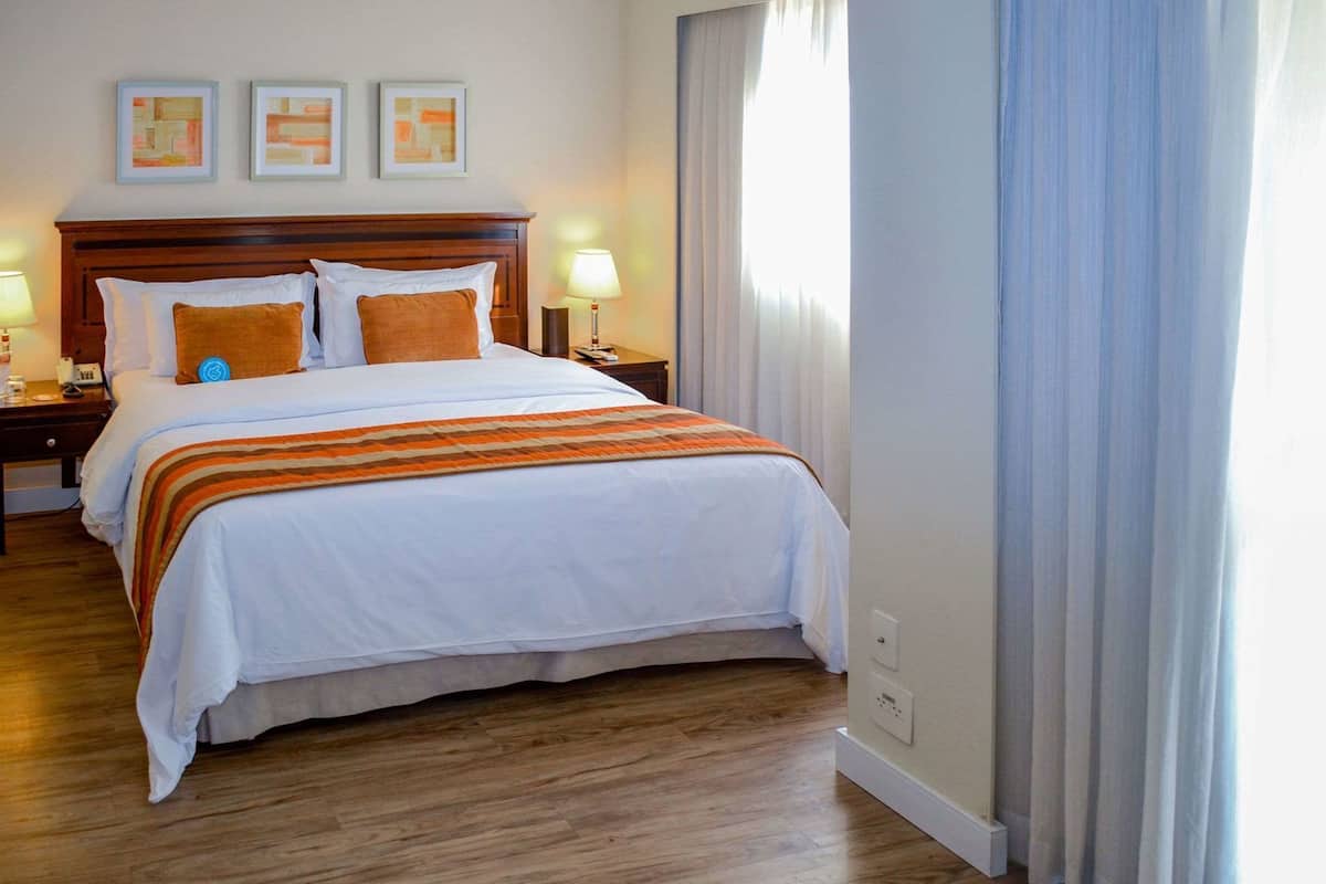 Hypo-allergenic bedding, minibar, in-room safe, individually decorated