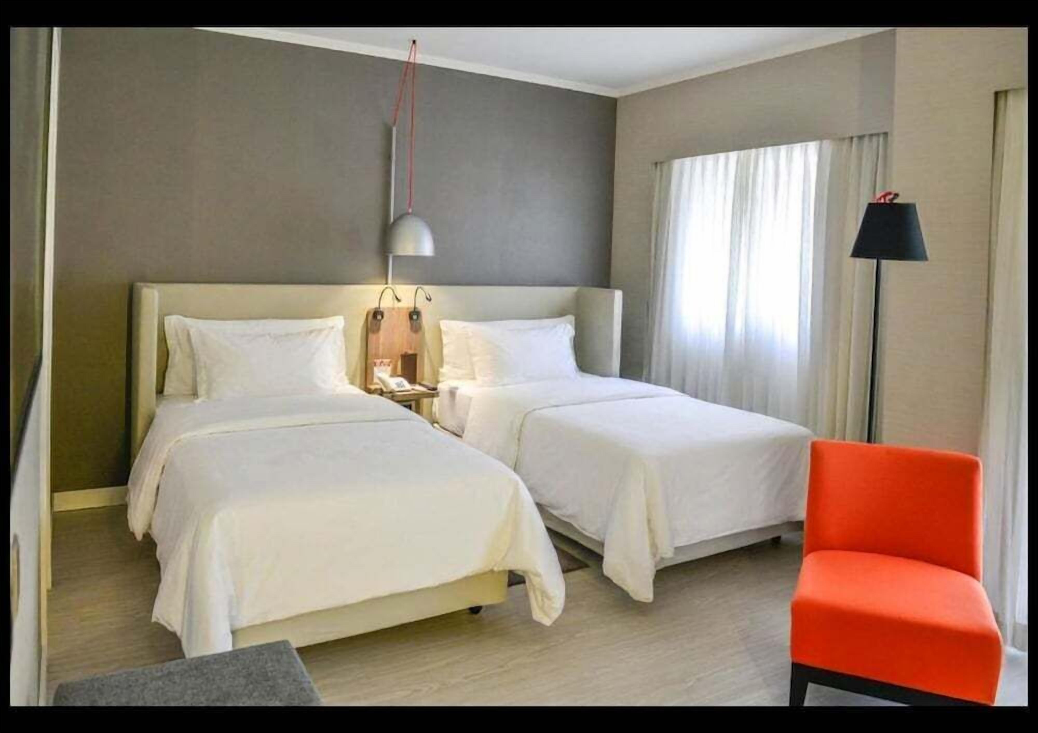 Hypo-allergenic bedding, minibar, in-room safe, individually decorated