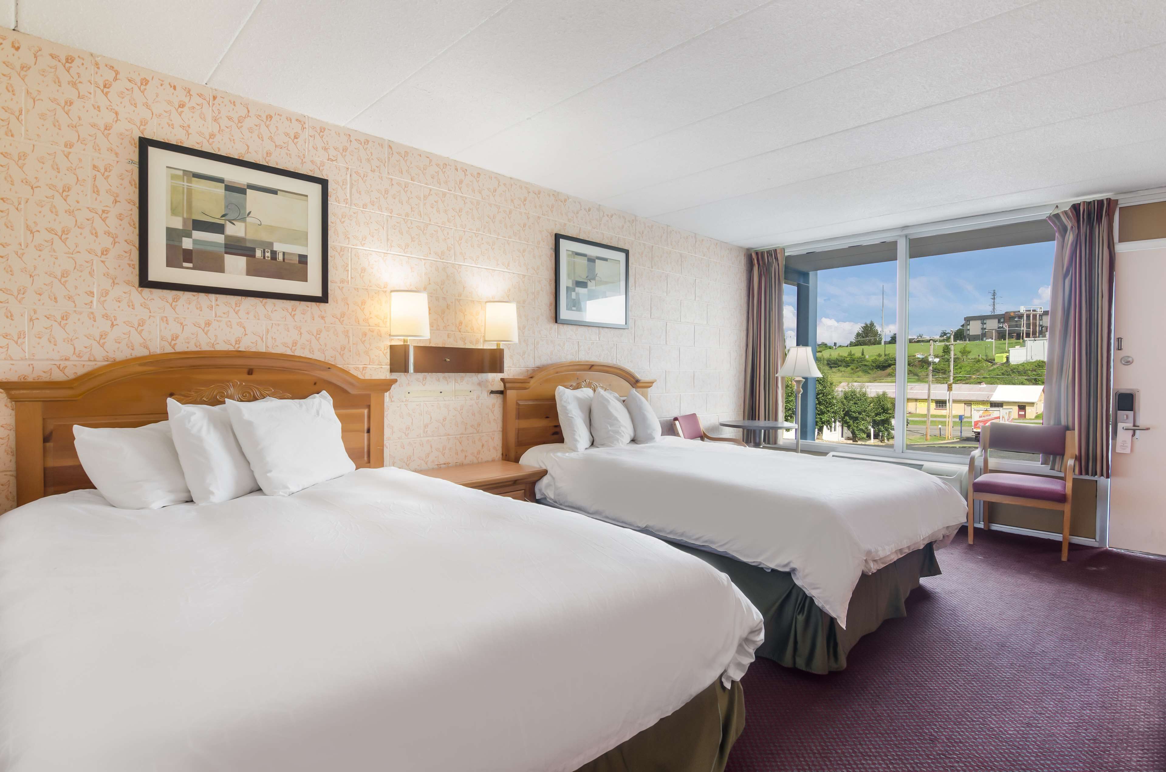 Room, 2 Queen Beds, Non Smoking | Desk, iron/ironing board, free WiFi