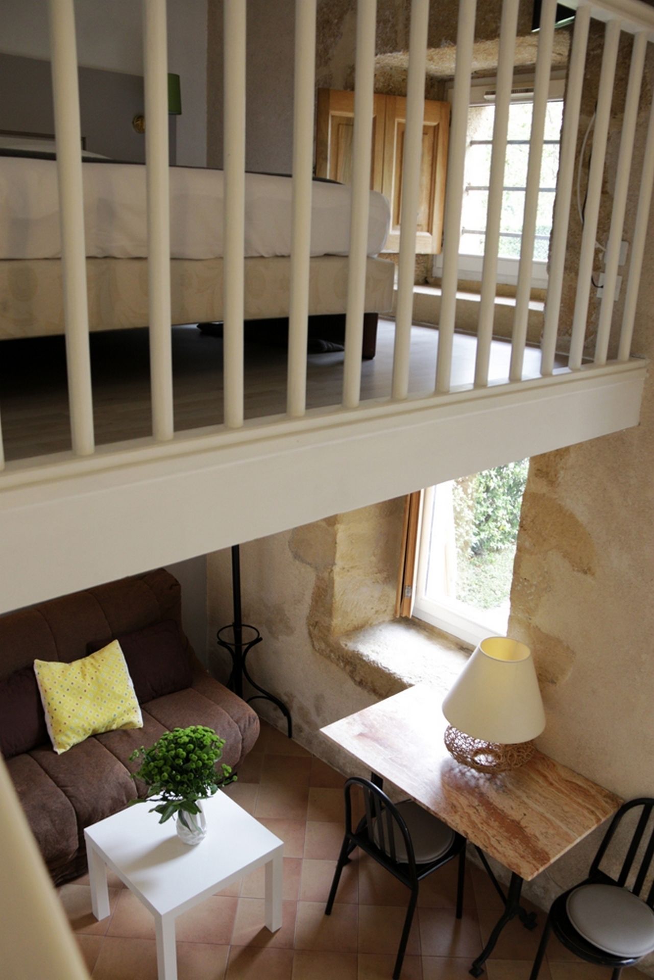 Studio, Terrasse, Zwischengeschoss | Wohnbereich