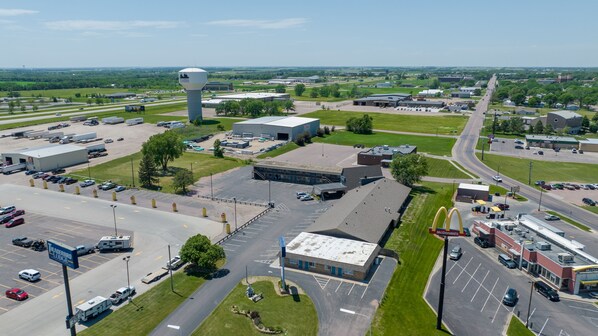 Façade de l’hébergement