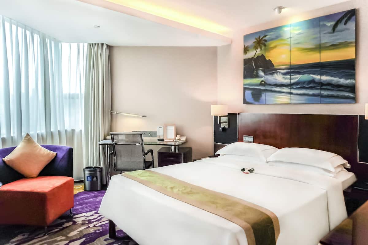 Superior kamer | Luxe beddengoed, donzen dekbedden, pillowtop-bedden, een minibar