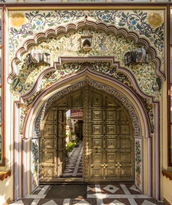 Entrada de la propiedad