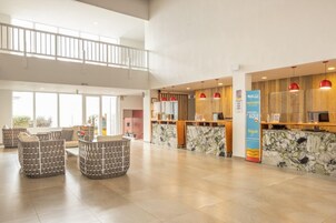 Mostrador para check-in y check-out