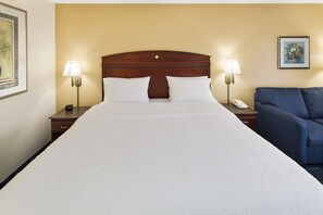 Down comforters, pillowtop beds, blackout drapes, iron/ironing board - Hampton Inn Hinesville (Hinesville)