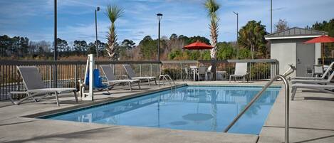 Seasonal outdoor pool