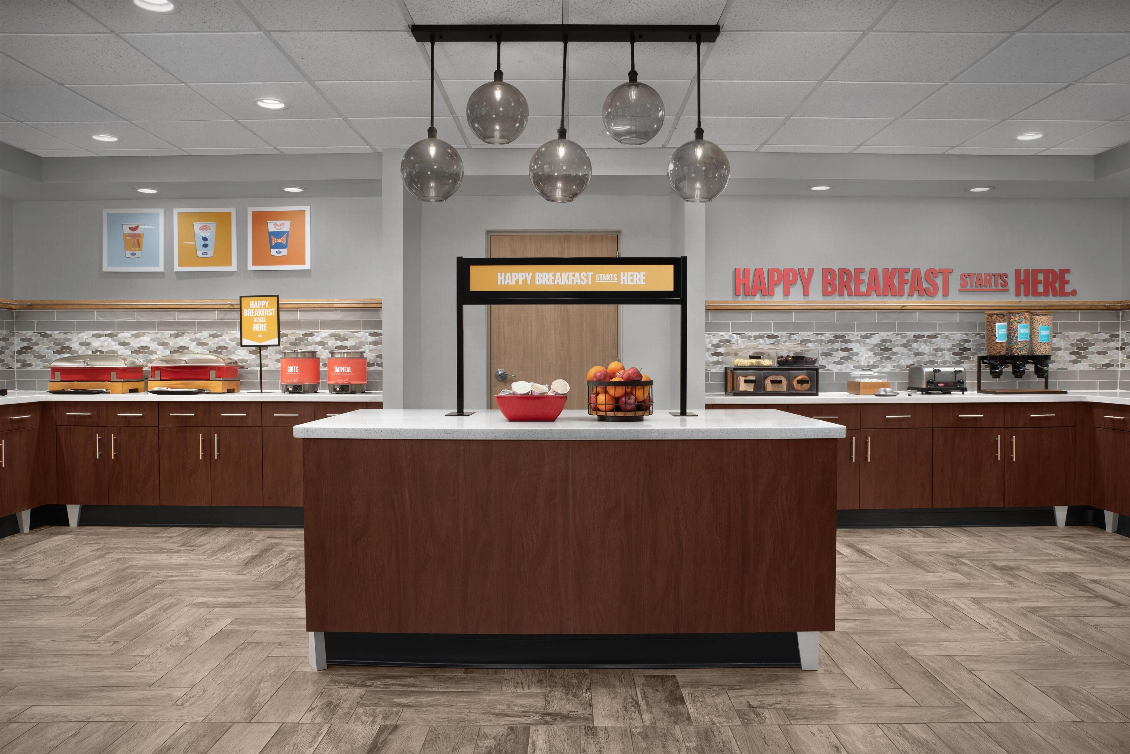 Free daily full breakfast