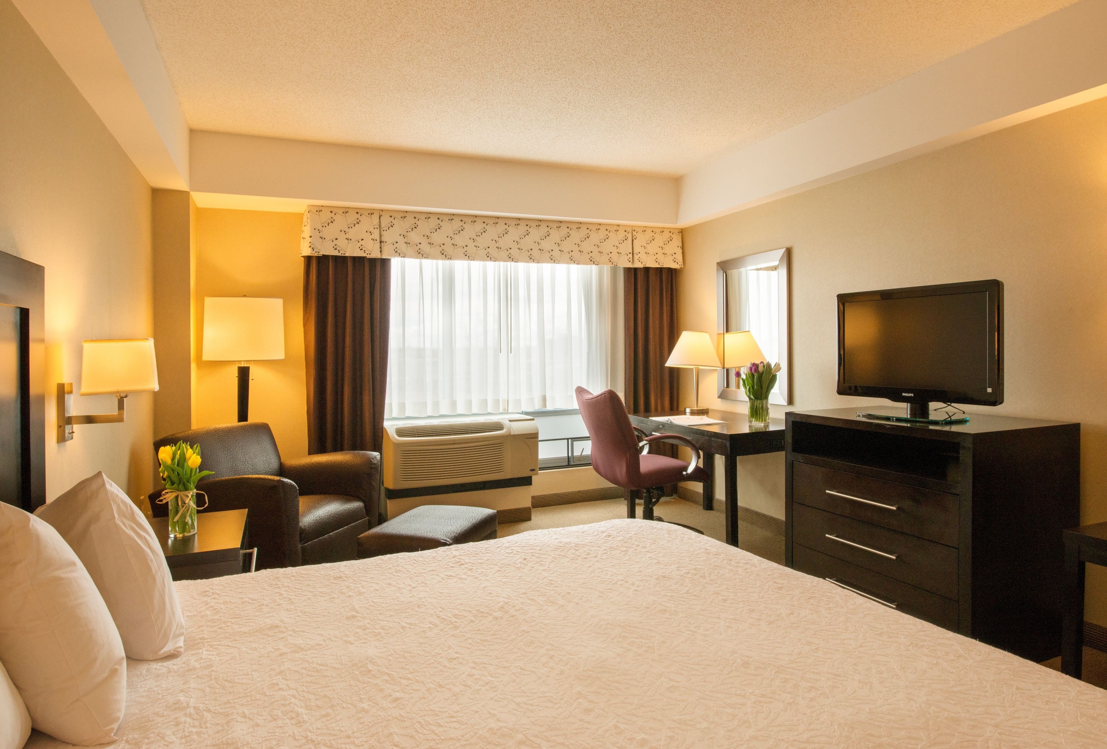 Blackout curtains, iron/ironing board, free cots/infant beds