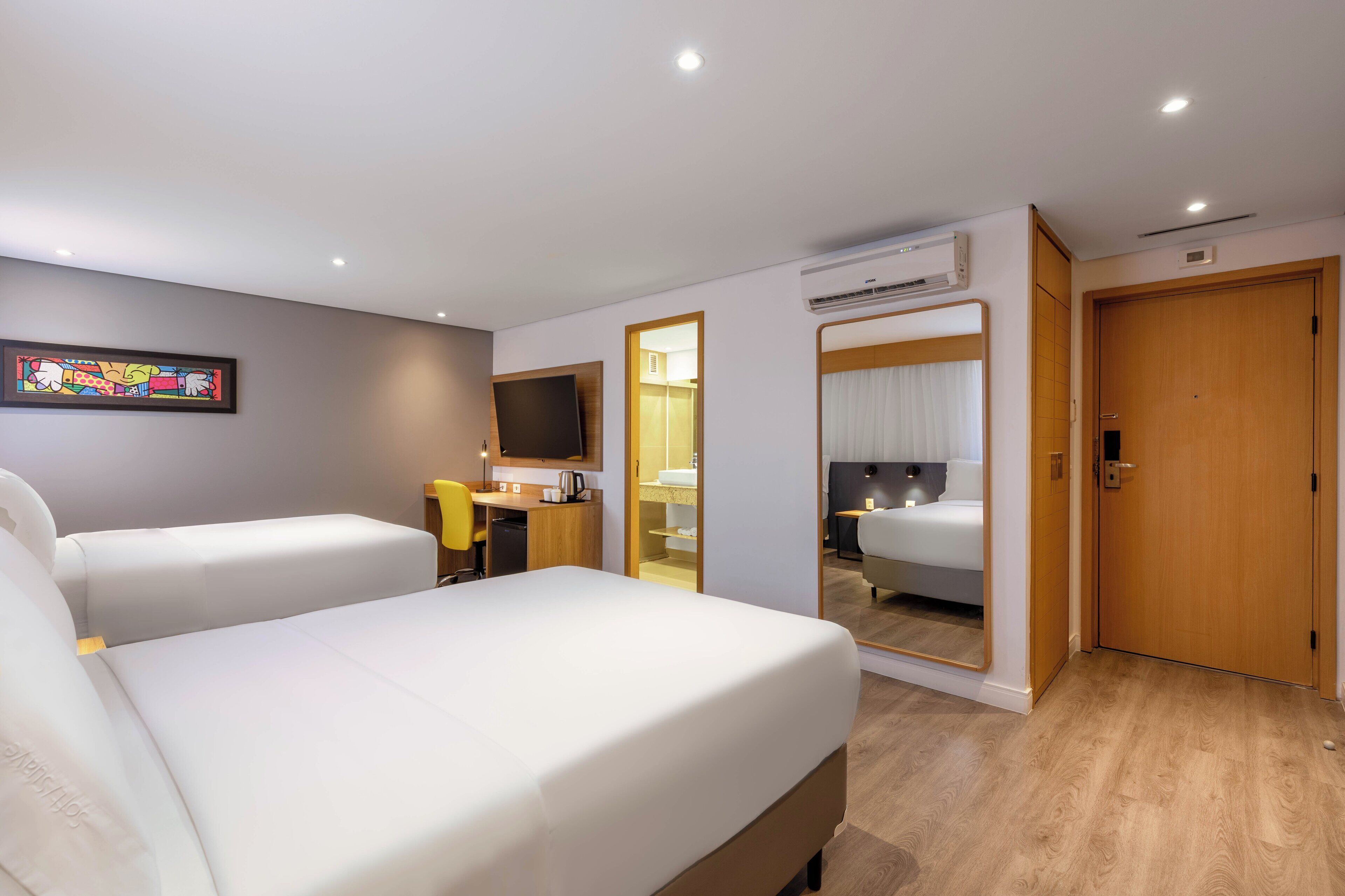 Premium-Zimmer, 2 Doppelbetten