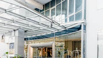 Majoituspaikan sisäänkäynti