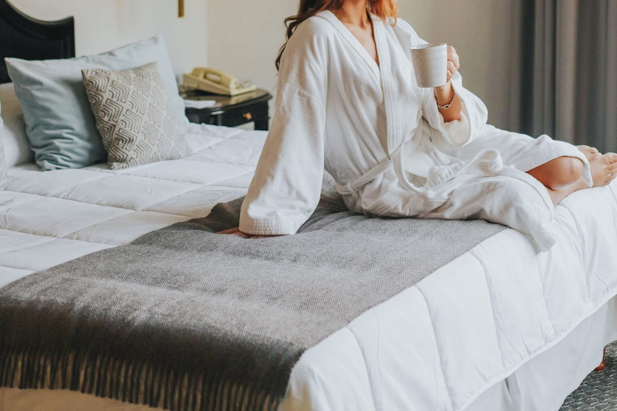 Luxury Double Room | Peti besi dalam bilik, langsir/tirai gelap terus, kalis bunyi 