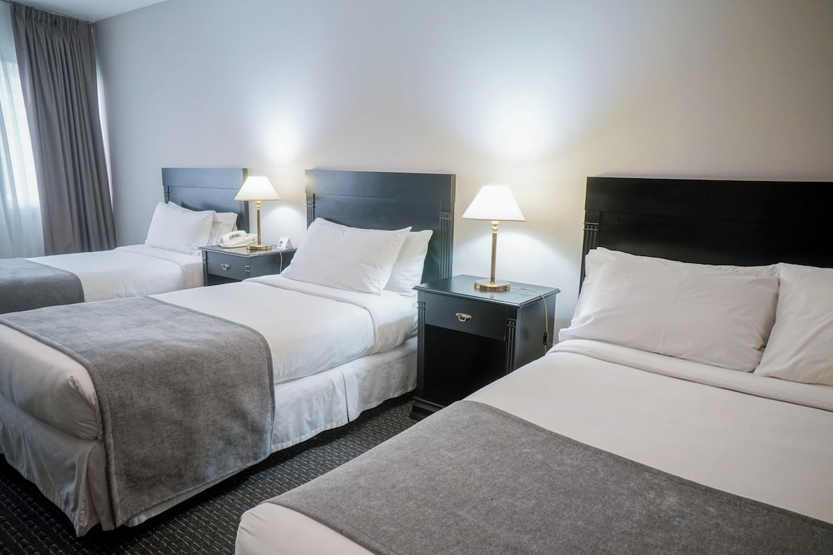 Family Triple Room | Peti besi dalam bilik, langsir/tirai gelap terus, kalis bunyi 