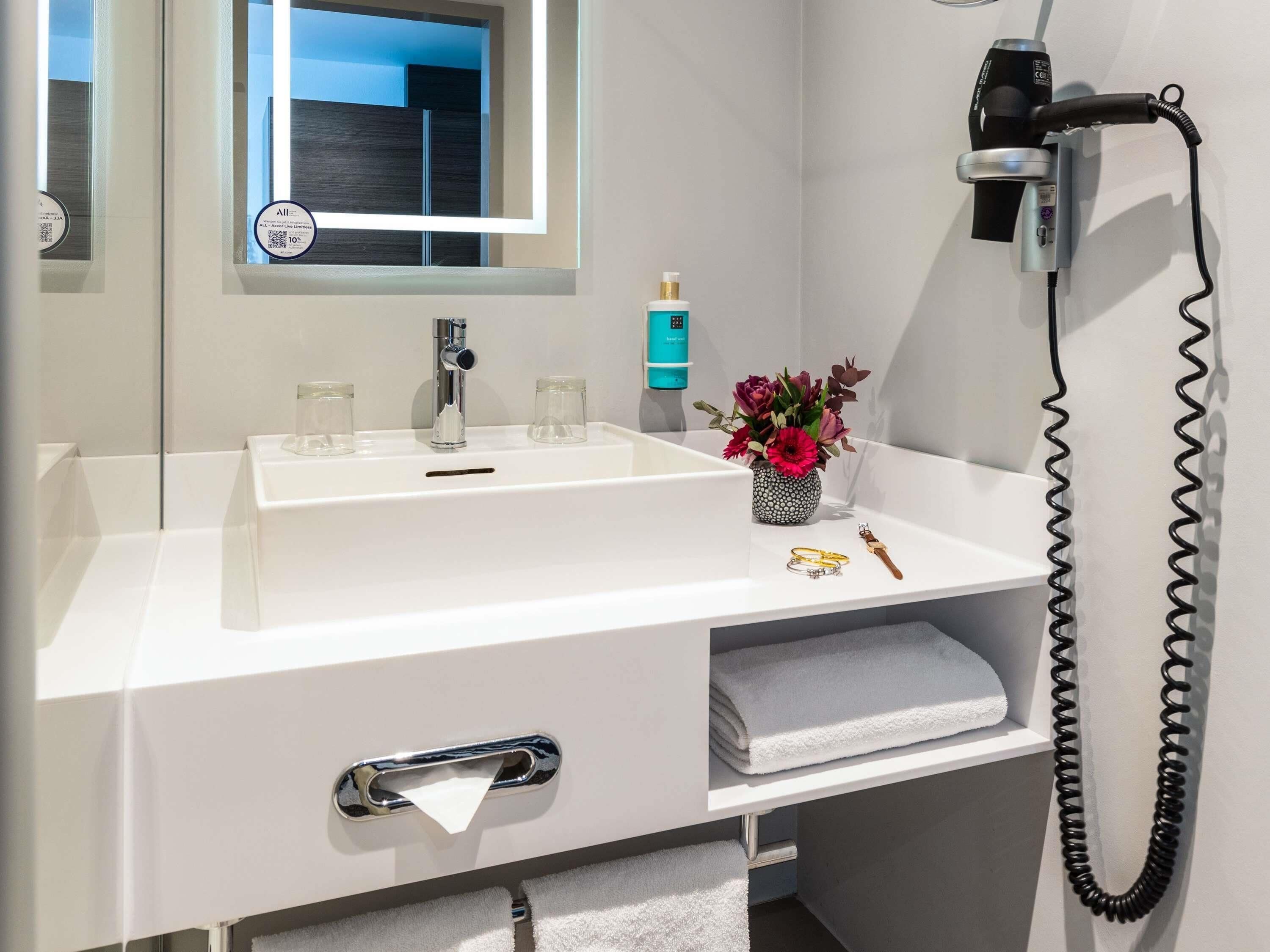 In-room safe, laptop workspace, blackout curtains, soundproofing