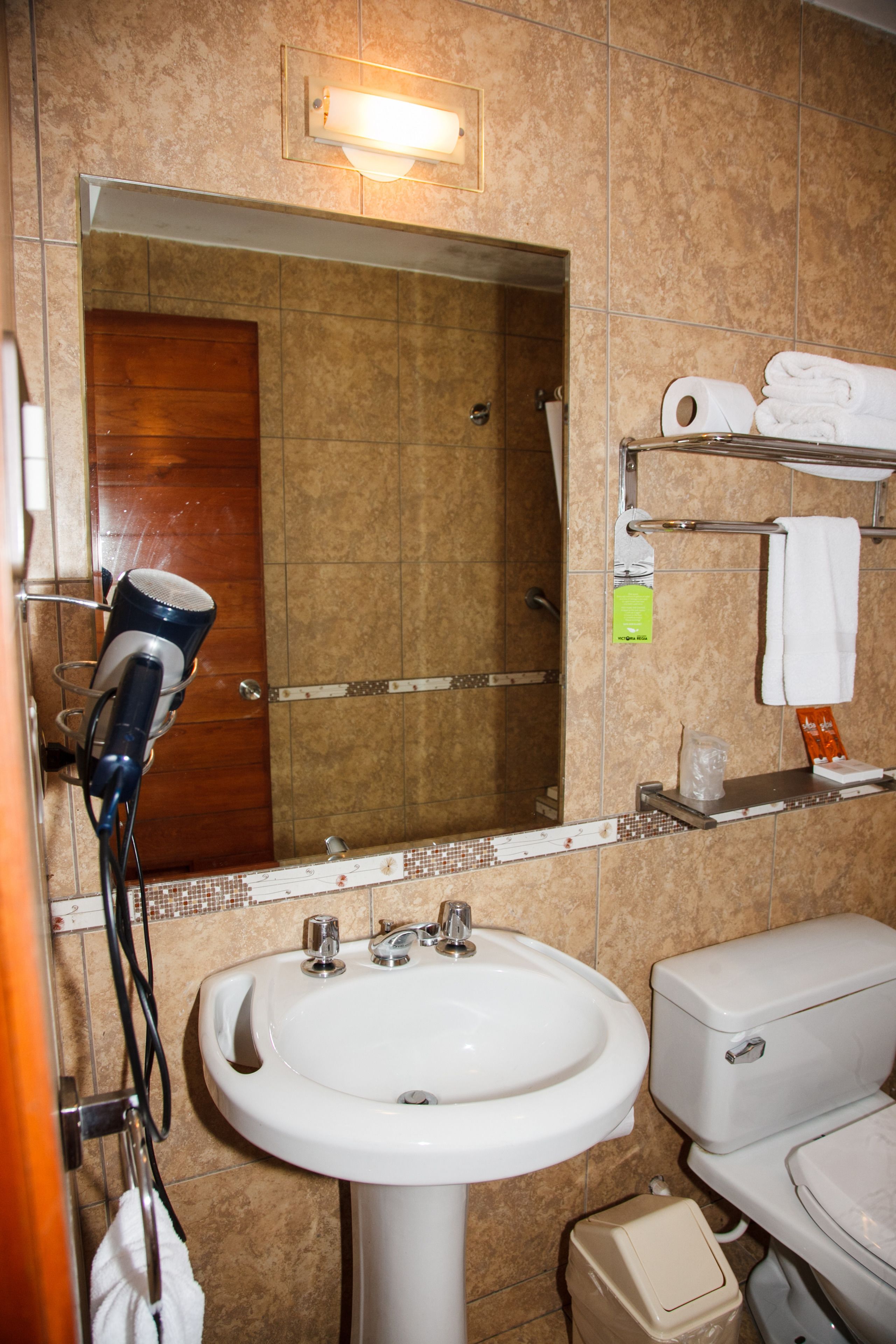 family room | bathroom | free toiletries, hair dryer, towels
