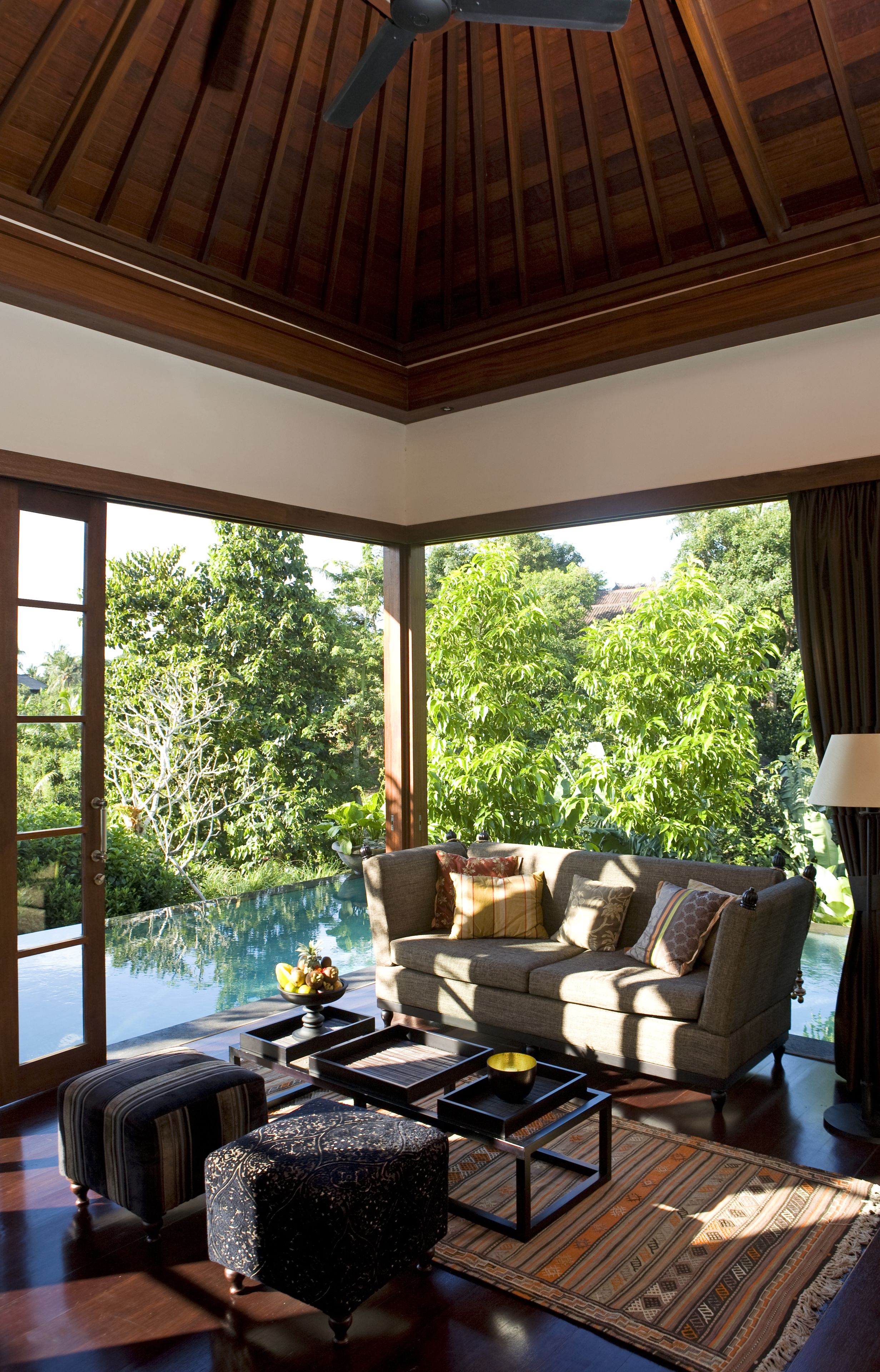 Luxury Villa, Private Pool | Living room | 43-inch Smart TV with satellite channels, Netflix, streaming services